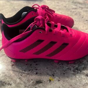 Adidas kids cleats size 12 like new.